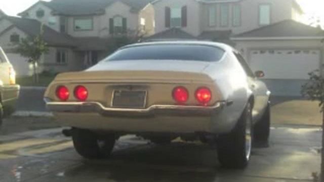 Hot! Muscle Car! 1973 Camaro - V8 350ci Flowmaster 40 Exhaust смотреть онлайн