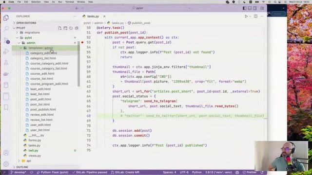 Архитектура проекта Pylot.me на Flask и как устроена совместная работа над проектом смотреть онлайн