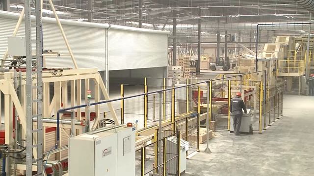 Производство фибролитовых плит NORDECO смотреть онлайн