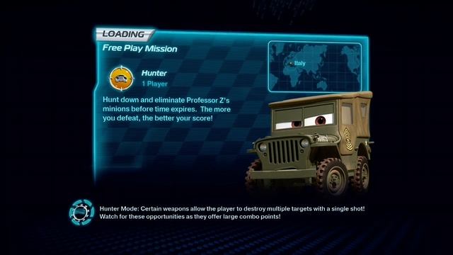 Cars 2 The Video Game | Daredevil Lightning - all the Hunter modes on Hard mode | using the laser смотреть онлайн