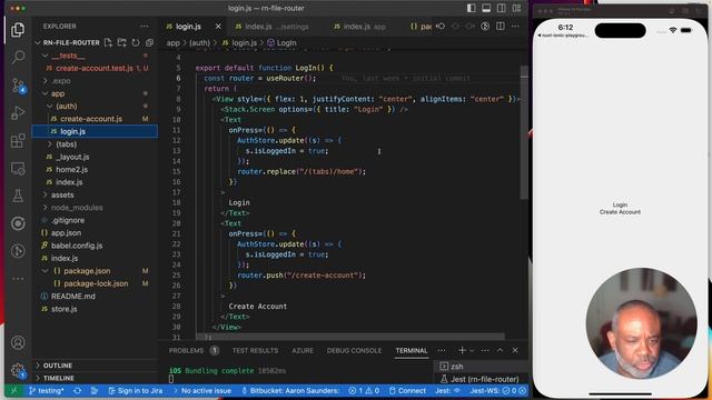 Expo Router File-based Navigation for React Native; Tabs and Authentication смотреть онлайн