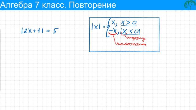 Алгебра 7 класс. Модуль смотреть онлайн