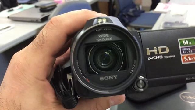 Sony HDR CX760V image stabilization (shows lens moving) смотреть онлайн