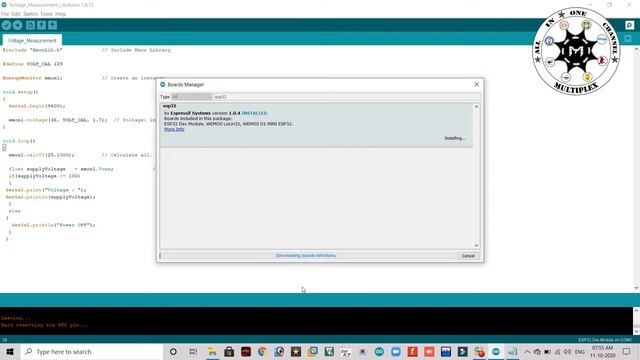 Install & Program the ESP32 Board in Arduino IDE (Windows, Mac OS X, and Linux) смотреть онлайн