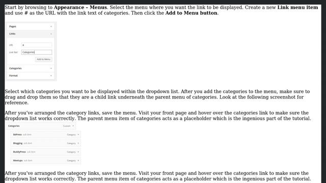 Wordpress: list category posts under its item in menu (2 Solutions!!) смотреть онлайн