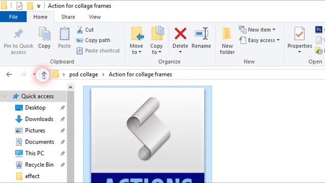 Beautiful Collage Psd Pack + Action