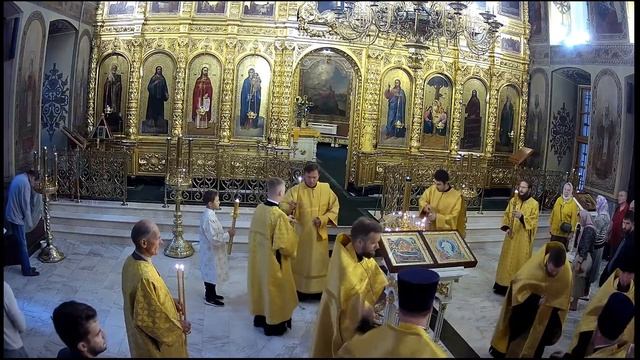 2.09.2023. Всенощное Бдение. Собор Московских святых. Иконы Божией Матери Прибавление ума смотреть онлайн