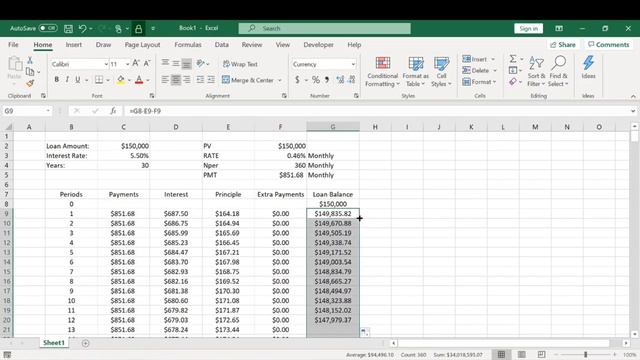 How to make a Loan Amortization Table with Extra Payments in Excel смотреть онлайн