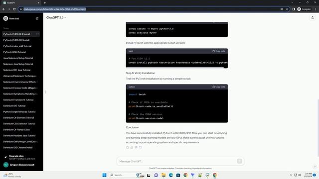 pytorch install cuda 12 2 смотреть онлайн