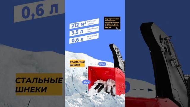 Бросай лопату, бери #снегоуборщик #HIPER HST610 ! смотреть онлайн