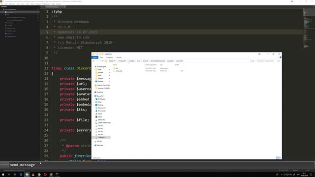 DISCORD WEBHOOK (#1) — PORADNIK — PHP 7 oraz wysyłanie wiadomości przez formularz HTML смотреть онлайн