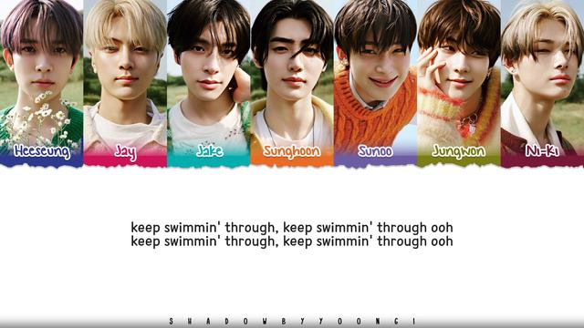 ENHYPEN 'Keep Swimmin' Through' (Baby Shark's Big Movie) Lyrics | ShadowByYoongi