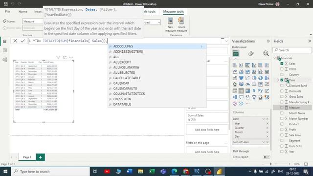3.14. TOTALYTD in PowerBI | DAX | Designed for the Complete Beginner смотреть онлайн