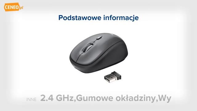 Trust Yvi Wireless Mini Mouse (18519) myszka - Ceneo.pl смотреть онлайн