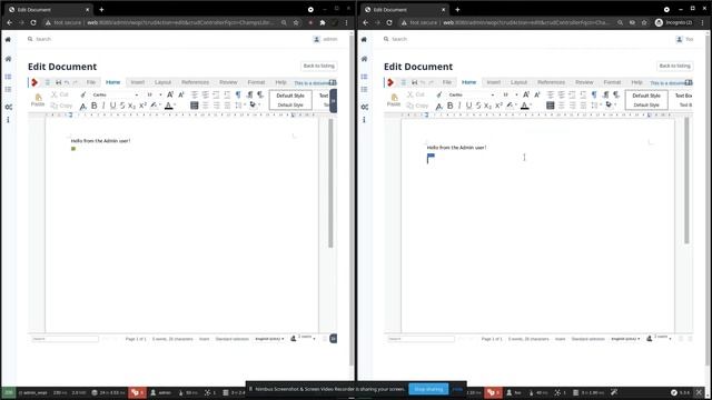PHP, Symfony, Collabora Online, WOPI Protocol, EasyAdminBundle, EntityAuditBundle