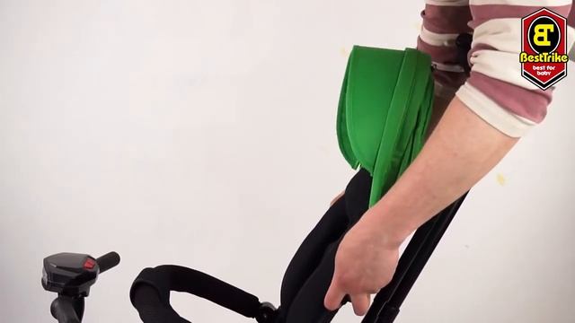 Велосипед 3-х колёсный 9500 - ПОВОРОТНОЕ СИДЕНЬЕ, СКЛАДНОЙ РУЛЬ, РУССКОЕ ОЗВУЧИВАНИЕ