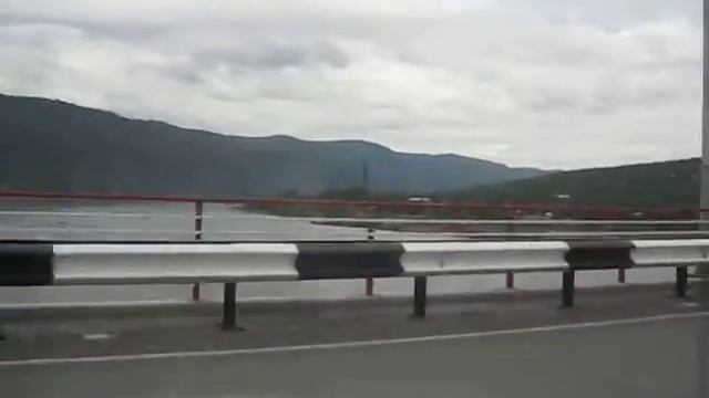 мост возле Красноярской ГЭС смотреть онлайн