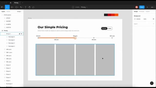 Simple Pricing UI Design | Web Mockup | Figma tutorials смотреть онлайн