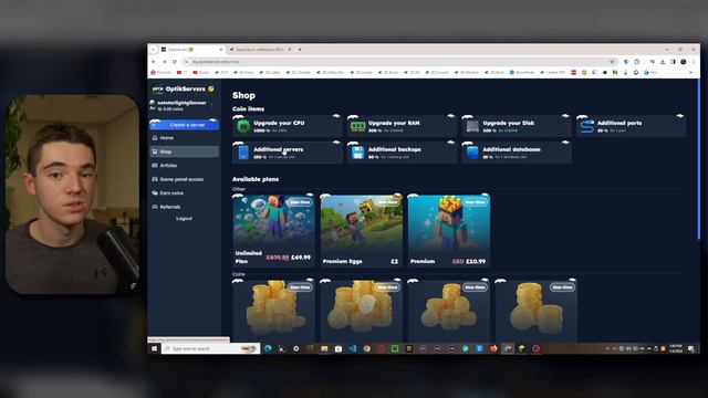 Start a FREE Minecraft Server with OptikServers! 10 GB Disk & 2 GB RAM смотреть онлайн