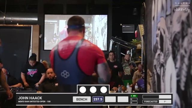 John Haack • 1st place 1,010kg Total (Raw) • 100kg Class • The Ghost Clash 2023 смотреть онлайн