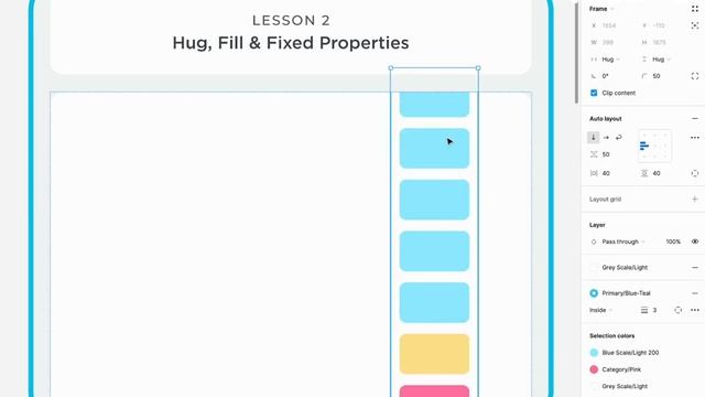 Figma Auto Layout Hug Property смотреть онлайн