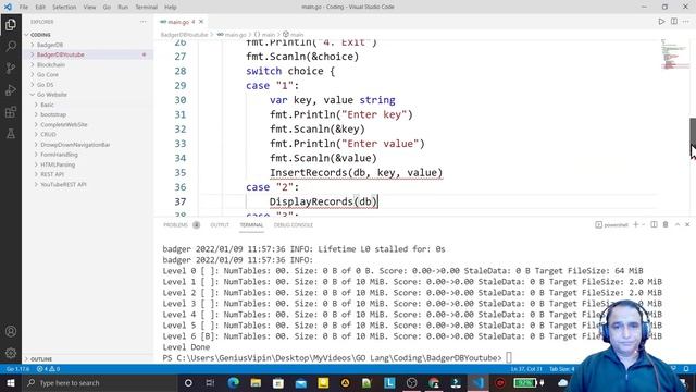Golang Tutorials -37- Golang CURD with BadgerDB | Dr Vipin Classes смотреть онлайн
