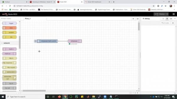 NODE RED   MQTT SERVER