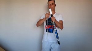 КАК БЫСТРО ПОМЕНЯТЬ НАМОТКУ НА ТЕННИСНОЙ РАКЕТКЕ .  How to  quickly replace a tennis overgrip . RUS