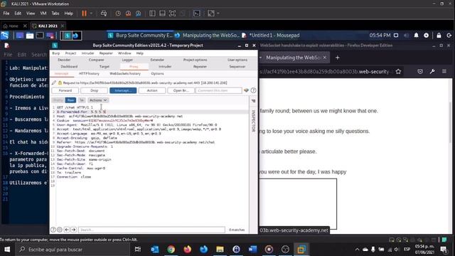 Lab Manipulating WebSocket messages to exploit vulnerabilities смотреть онлайн