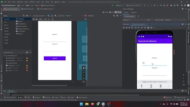 Suma de 2 Número Kotlin смотреть онлайн