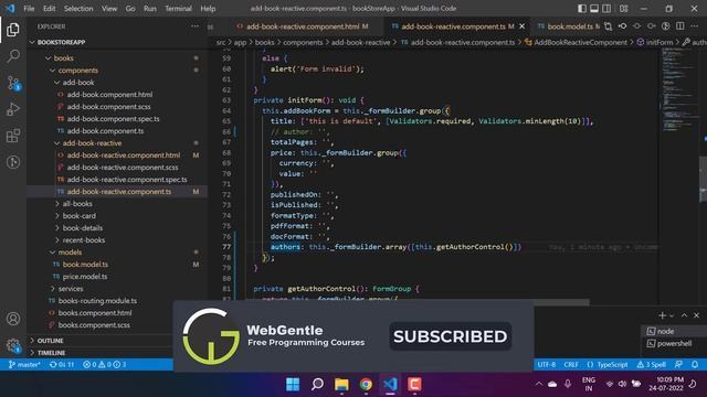 Create Dynamic Form Control in Angular Reactive Forms | Reactive forms in angular | Angular Tutoria смотреть онлайн