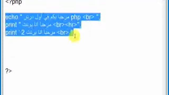 Learn PHP تعلم لغة variables , functions echo print متغيرات واقترانات 2/5 смотреть онлайн