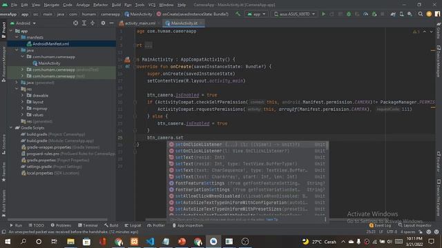Membuat aplikasi camera/pengambilan gambar sederhana dengan Android Studio смотреть онлайн