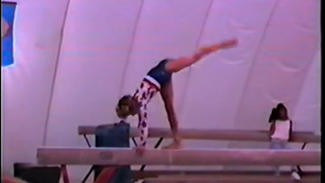 Amanda Borden (USA) - 1990 CAN-USA Jr Training Camp Exhibition смотреть онлайн