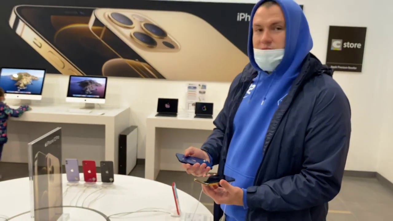 Я ПОЦАРАПАЛ экран iPhone 12 в магазине!!! Жесть с Ceramic Shield смотреть онлайн