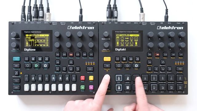 Elektron Digitone + Digitakt Tutorial 1 | Setup and general thoughts for (Techno) Jams смотреть онлайн