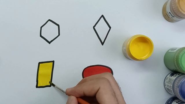 "Colorful Geometric Fun: Let's Paint and Color Shapes Together!" смотреть онлайн