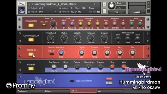 Prominy Hummingbird demo - Hummingbirdman смотреть онлайн