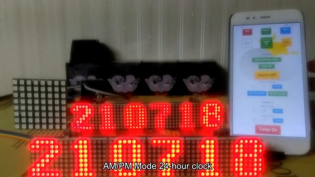 LED Matrix Bar Weather Station - FW: v104b - Dual LED Matix Display смотреть онлайн