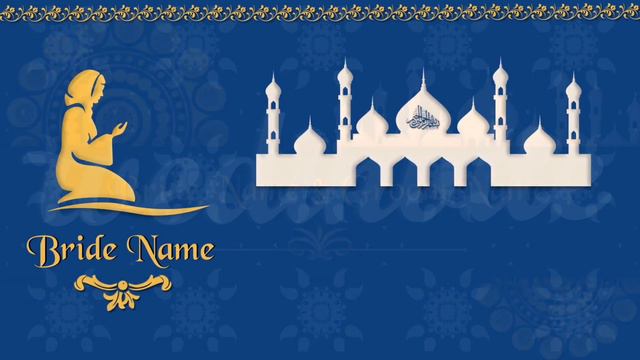 Muslim wedding Invitation смотреть онлайн