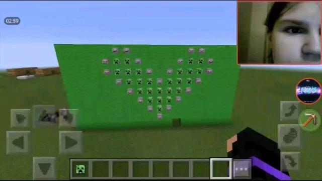 КАК СДЕЛАТЬ СЕРДЦЕ В МАЙНКРАФТЕ НА ВКУС ( ИЗ ГОЛОВ ) смотреть онлайн