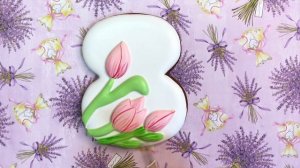 5 вариантов - СМОЖЕТ КАЖДЫЙ !!!роспись пряников к 8 марта