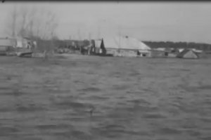 Половодье в Белоомуте, 1970 год