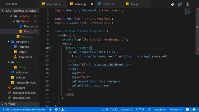 Using React Fragment смотреть онлайн