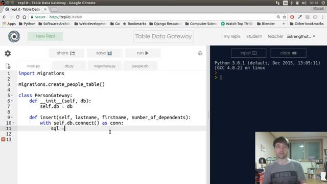 Patterns of Enterprise Architecture in Python - Table Data Gateway смотреть онлайн