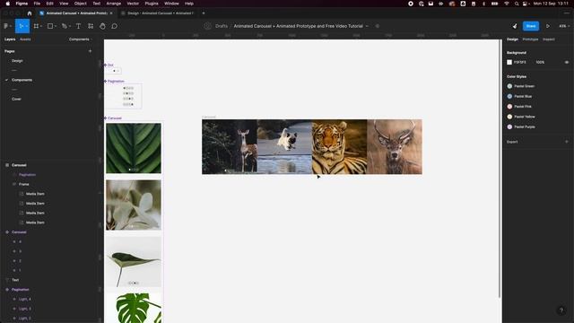 Figma Smart Animate Carousel + Free Design File