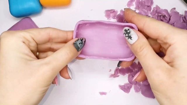 ASMR soap \ How to make soap boxes for starch videos \ Как сделать коробочки из мыла для асмр смотреть онлайн