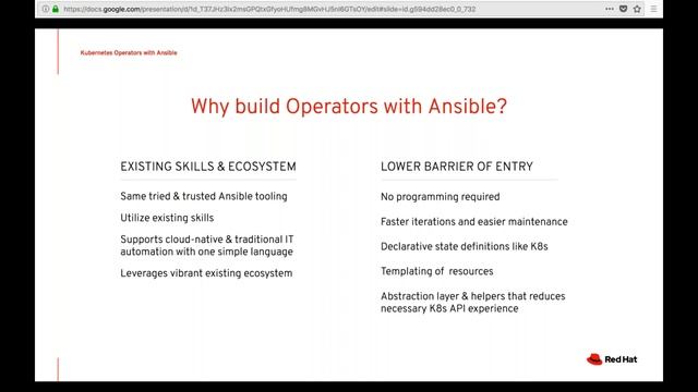 Webinar: Building Kubernetes Operators in an Ansible Native Way - June 24, 2019 смотреть онлайн