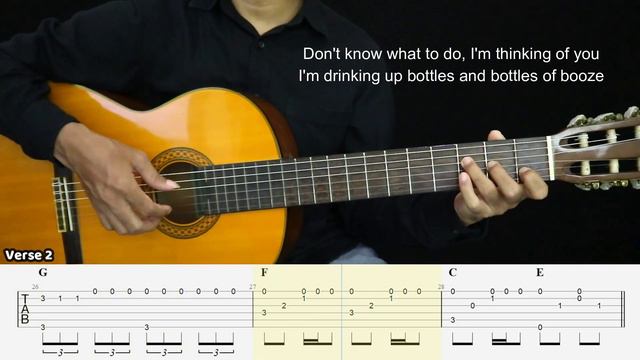 Toxic - BoyWithUke - Fingerstyle Guitar Tutorial + TAB & Lyrics смотреть онлайн