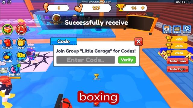 *ALL CODES WORK* Boxing Clicker Simulator ROBLOX | Sept. 6, 2023 смотреть онлайн